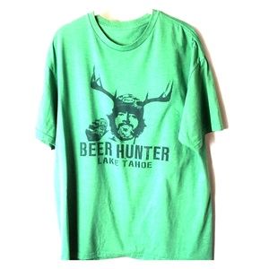 X large beer hunter lake Tahoe t shirt    b98